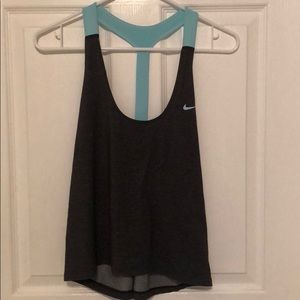 Nike blue and gray tank, size medium